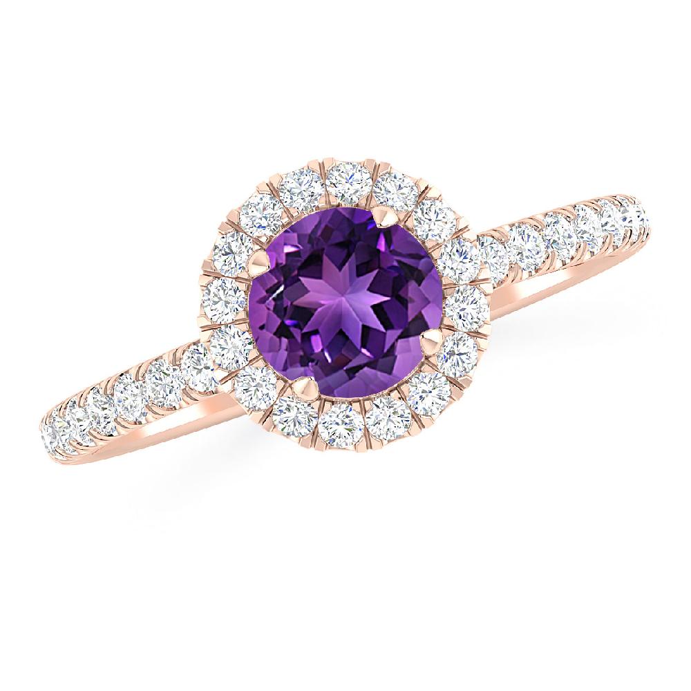 Rose Gold - Amethyst