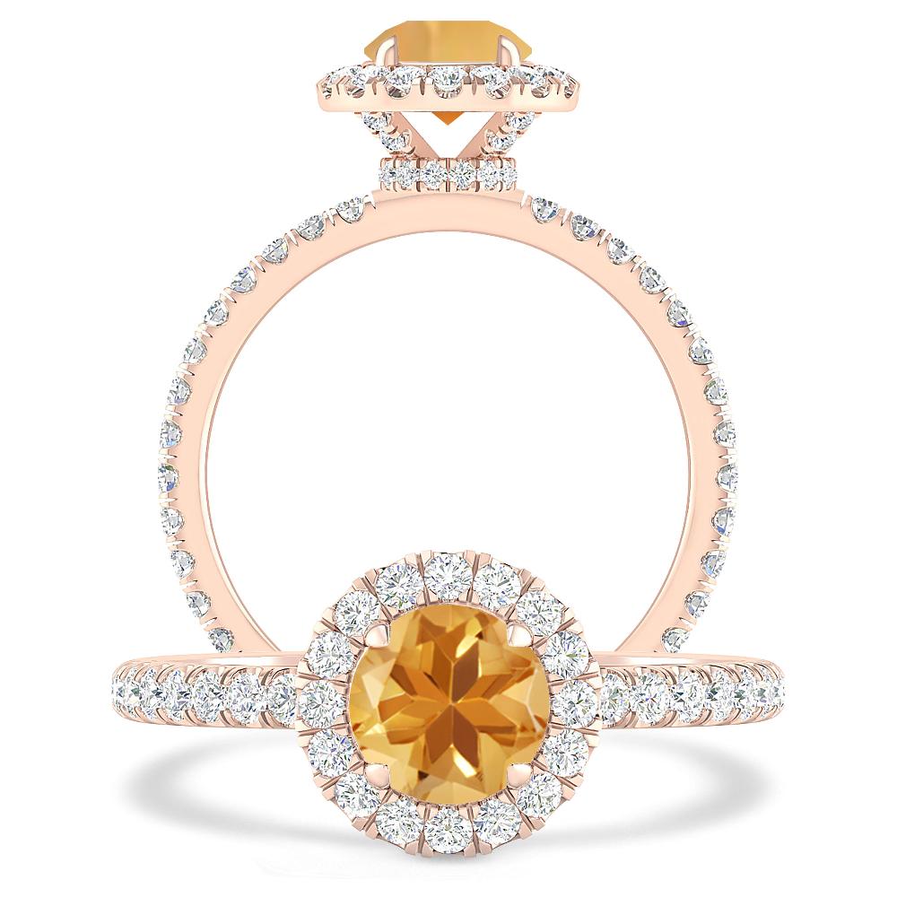 Rose Gold - Citrine