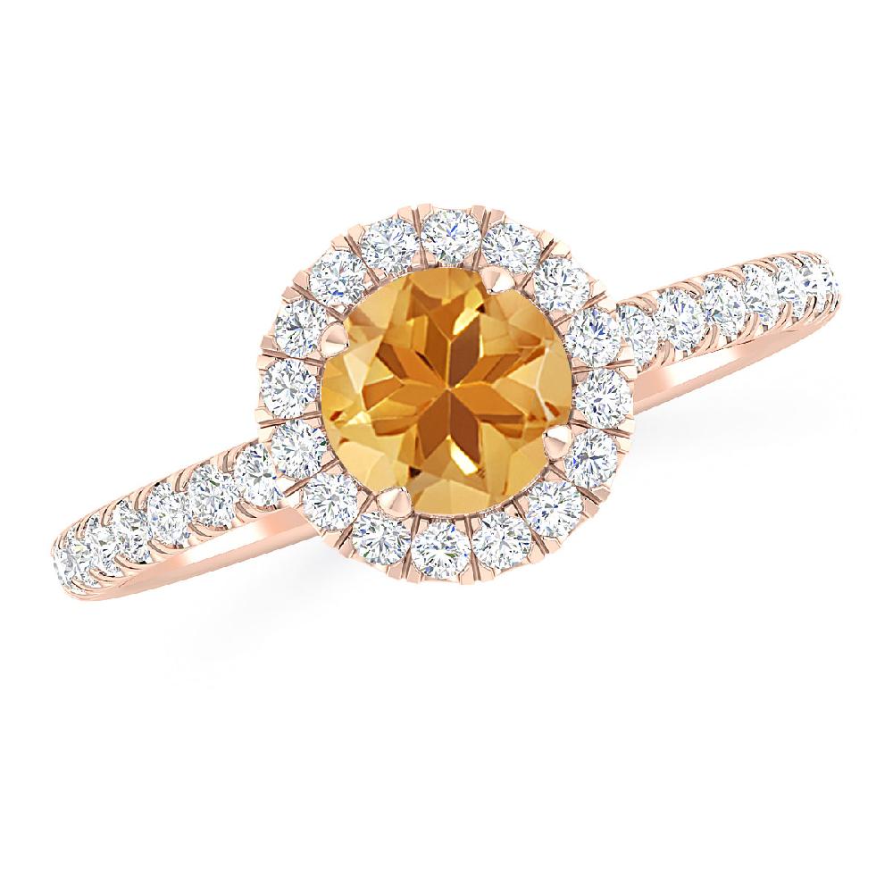 Rose Gold - Citrine