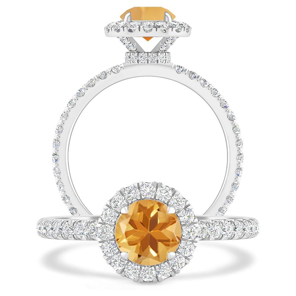 White Gold - Citrine