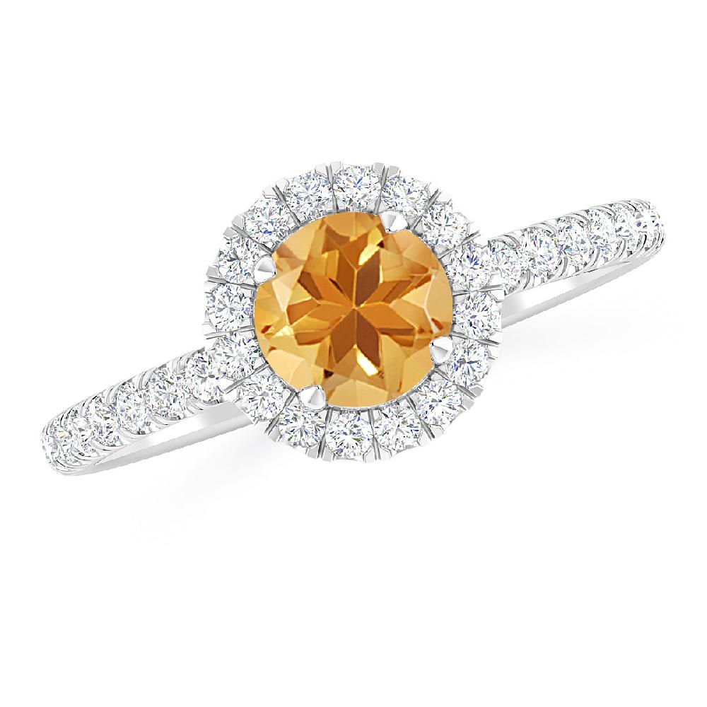 White Gold - Citrine