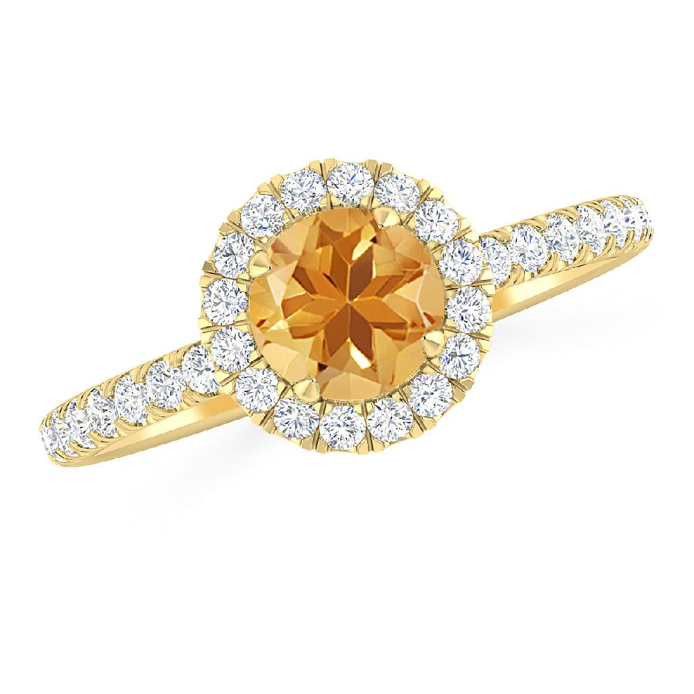 Yellow Gold - Citrine