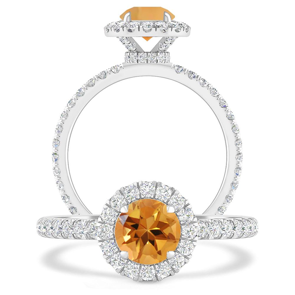 White Gold - Citrine