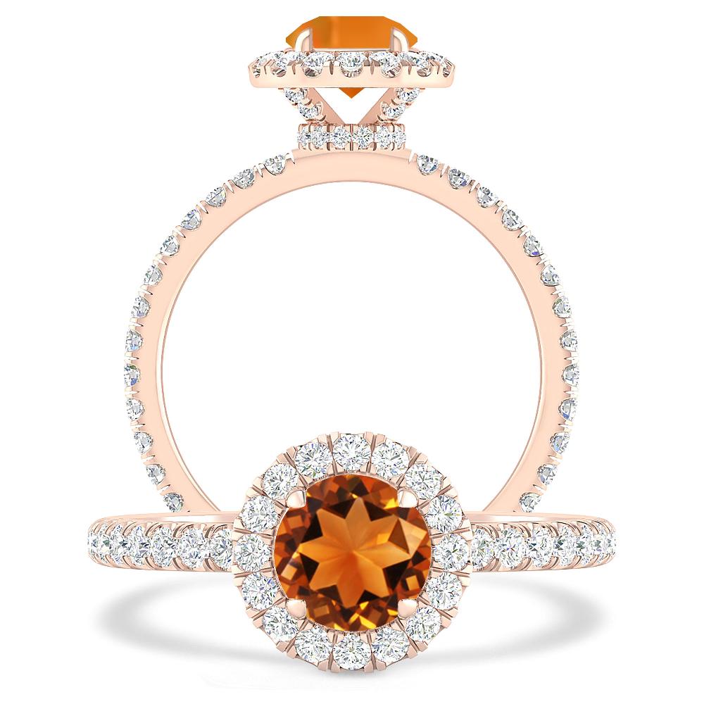 Rose Gold - Citrine