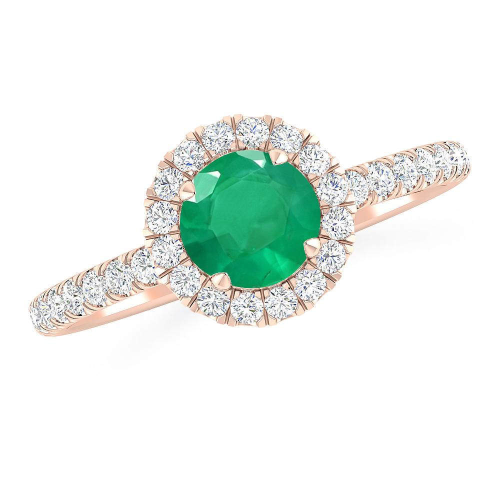 Rose Gold - Emerald