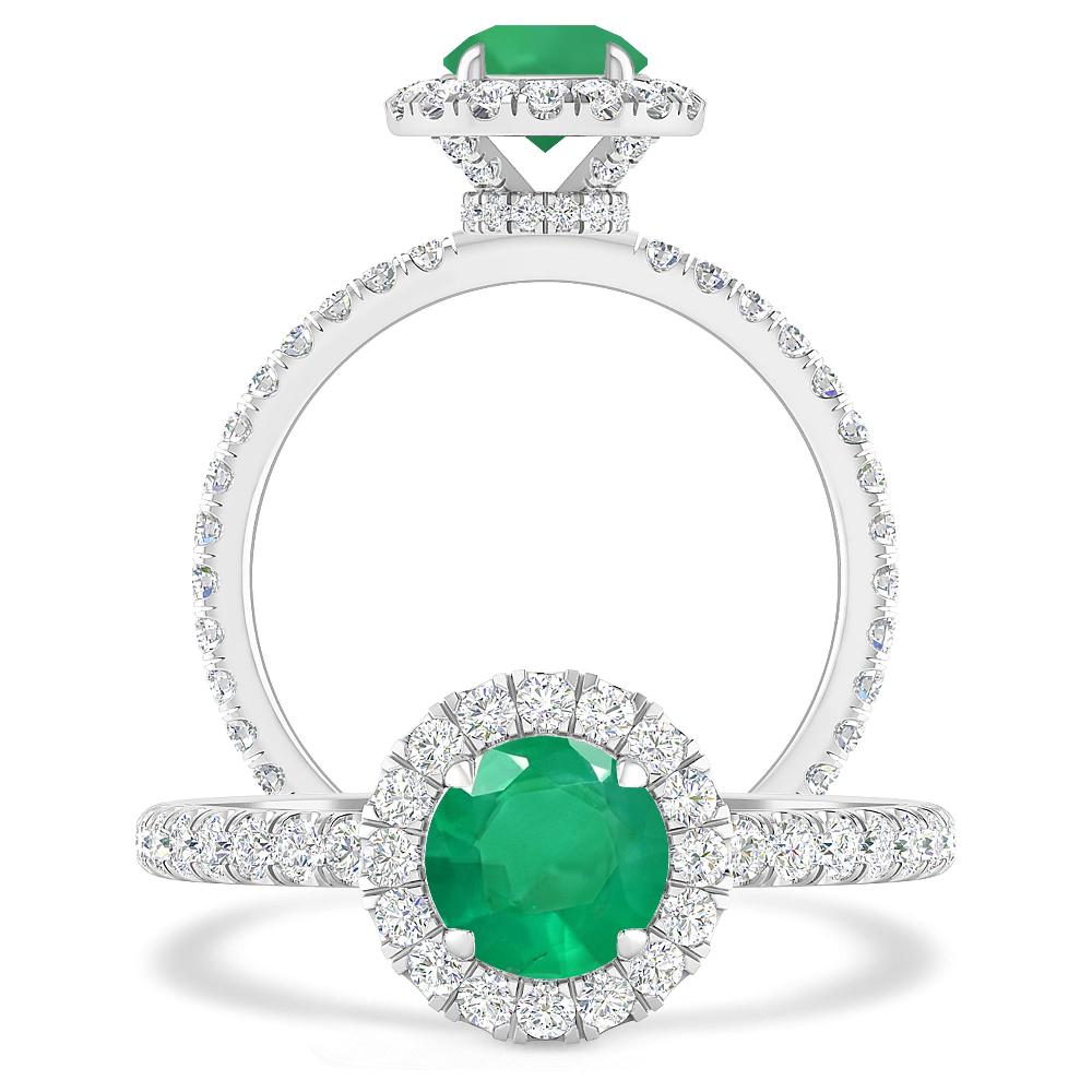 White Gold - Emerald