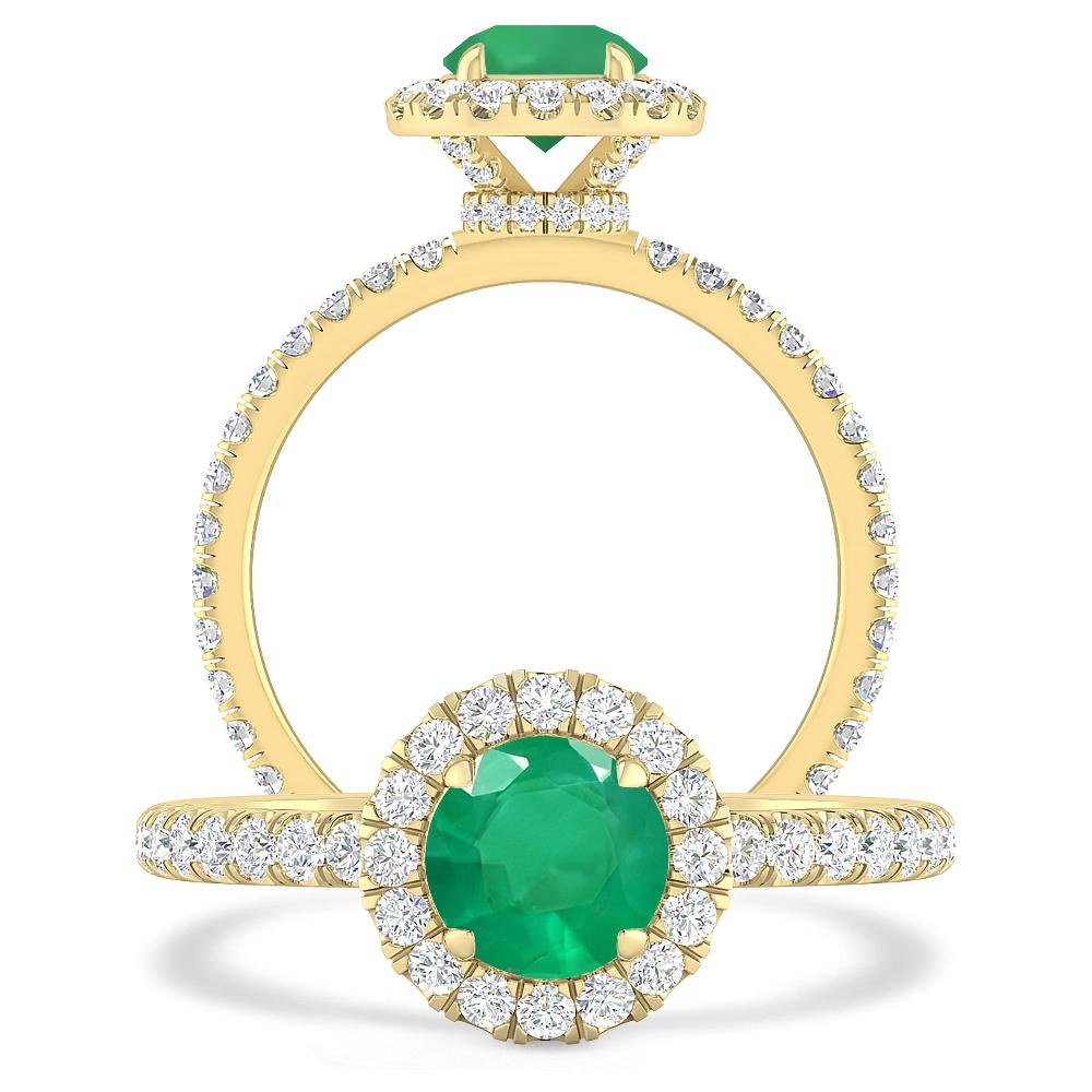 Yellow Gold - Emerald