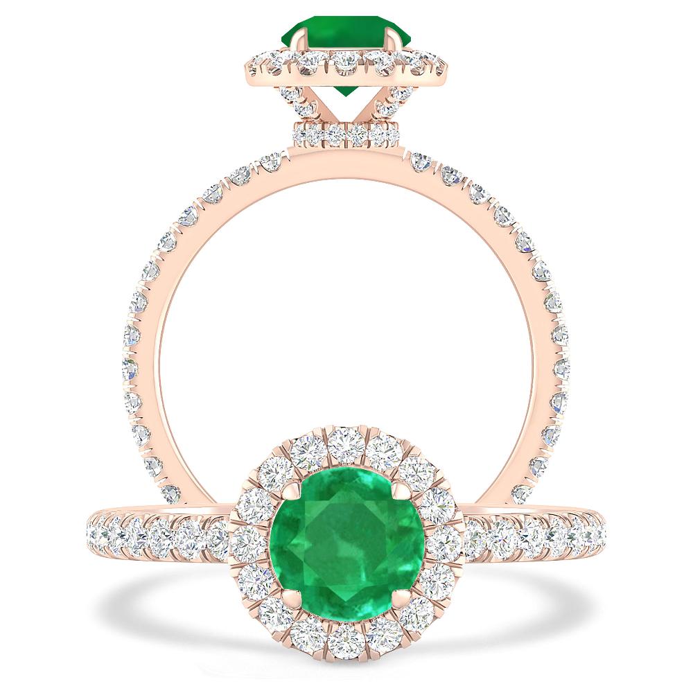 Rose Gold - Emerald