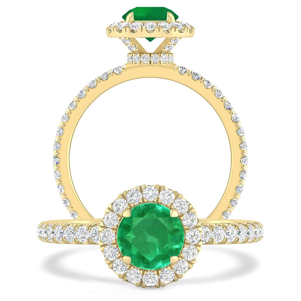 Yellow Gold - Emerald