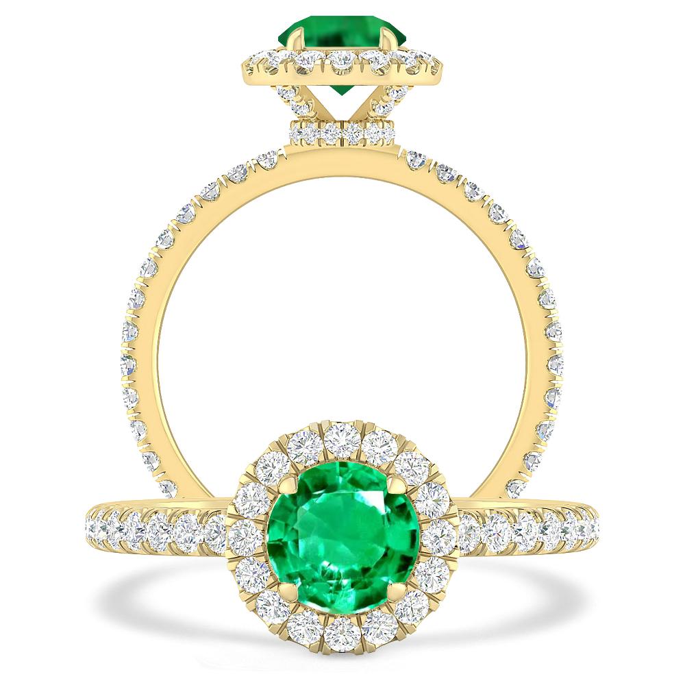 Yellow Gold - Emerald