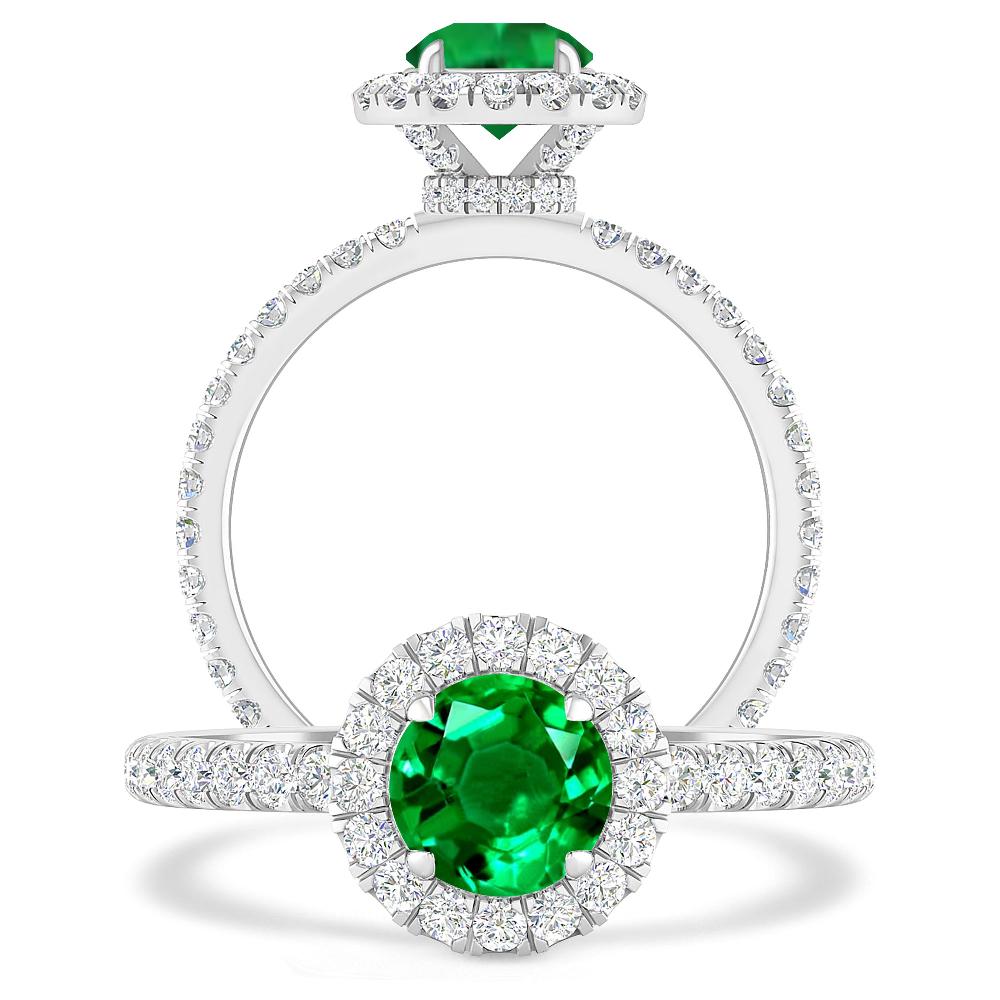 White Gold - Emerald