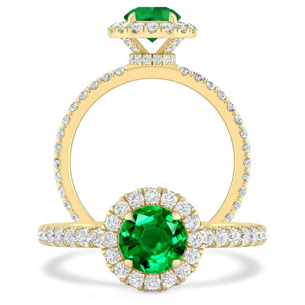 Yellow Gold - Emerald