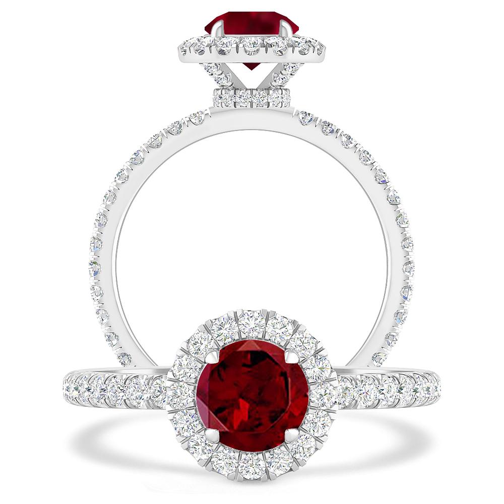 White Gold - Garnet