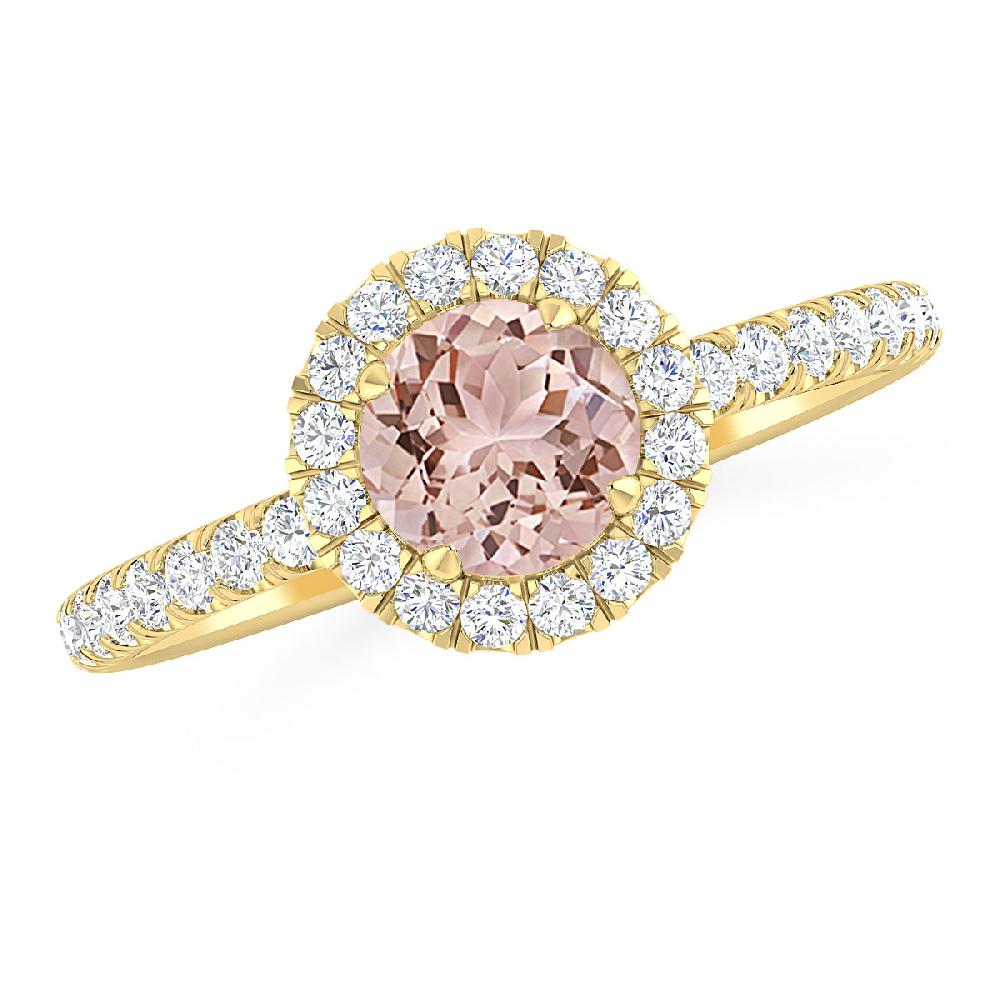 Yellow Gold - Morganite