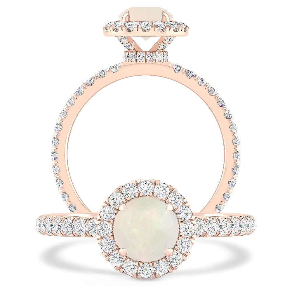 Rose Gold - Opal