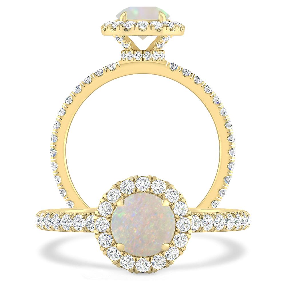 Yellow Gold - Opal