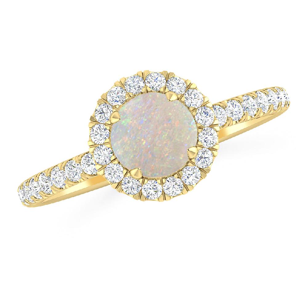 Yellow Gold - Opal