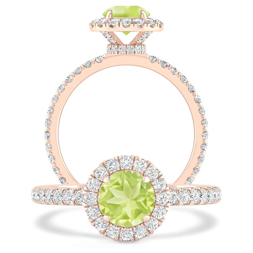 Rose Gold - Peridot