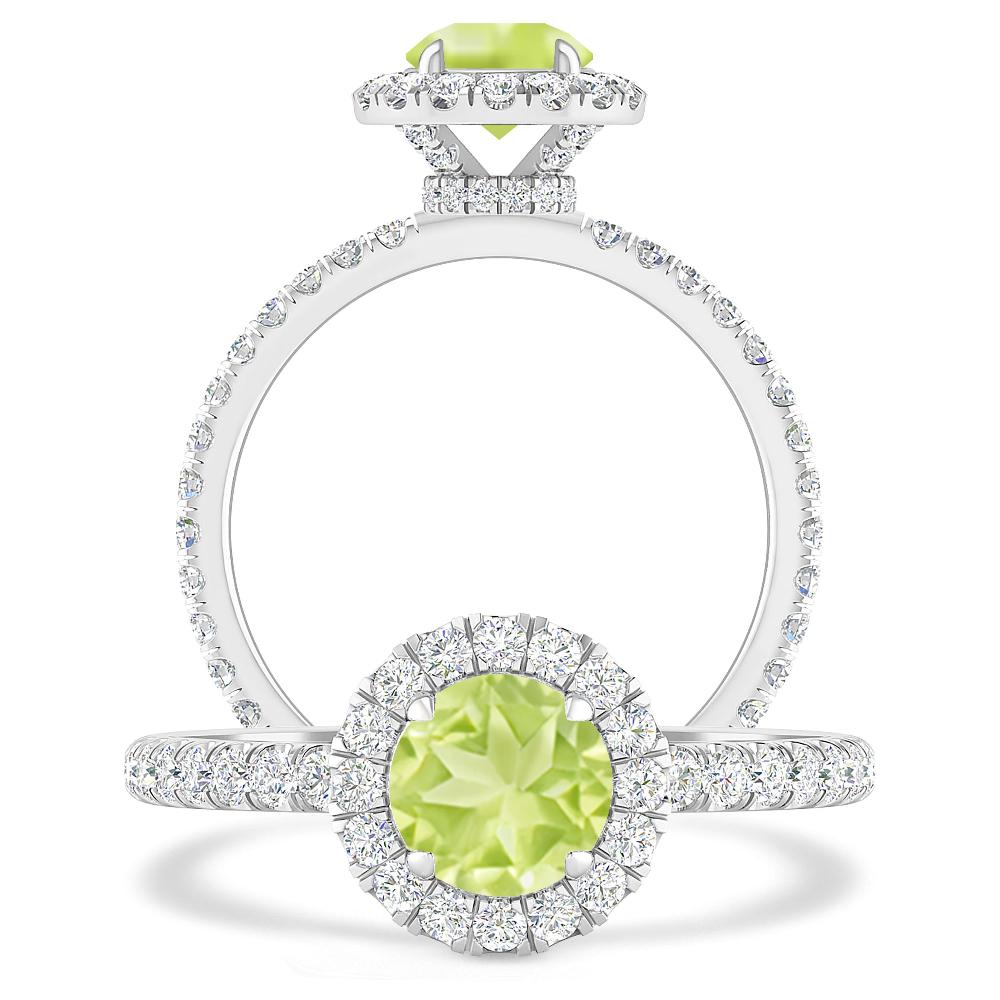 White Gold - Peridot