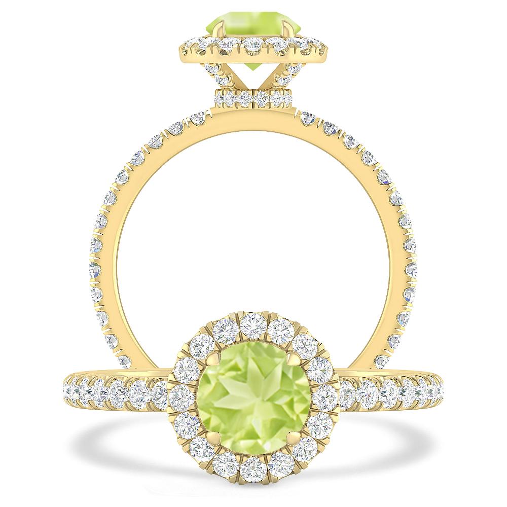 Yellow Gold - Peridot