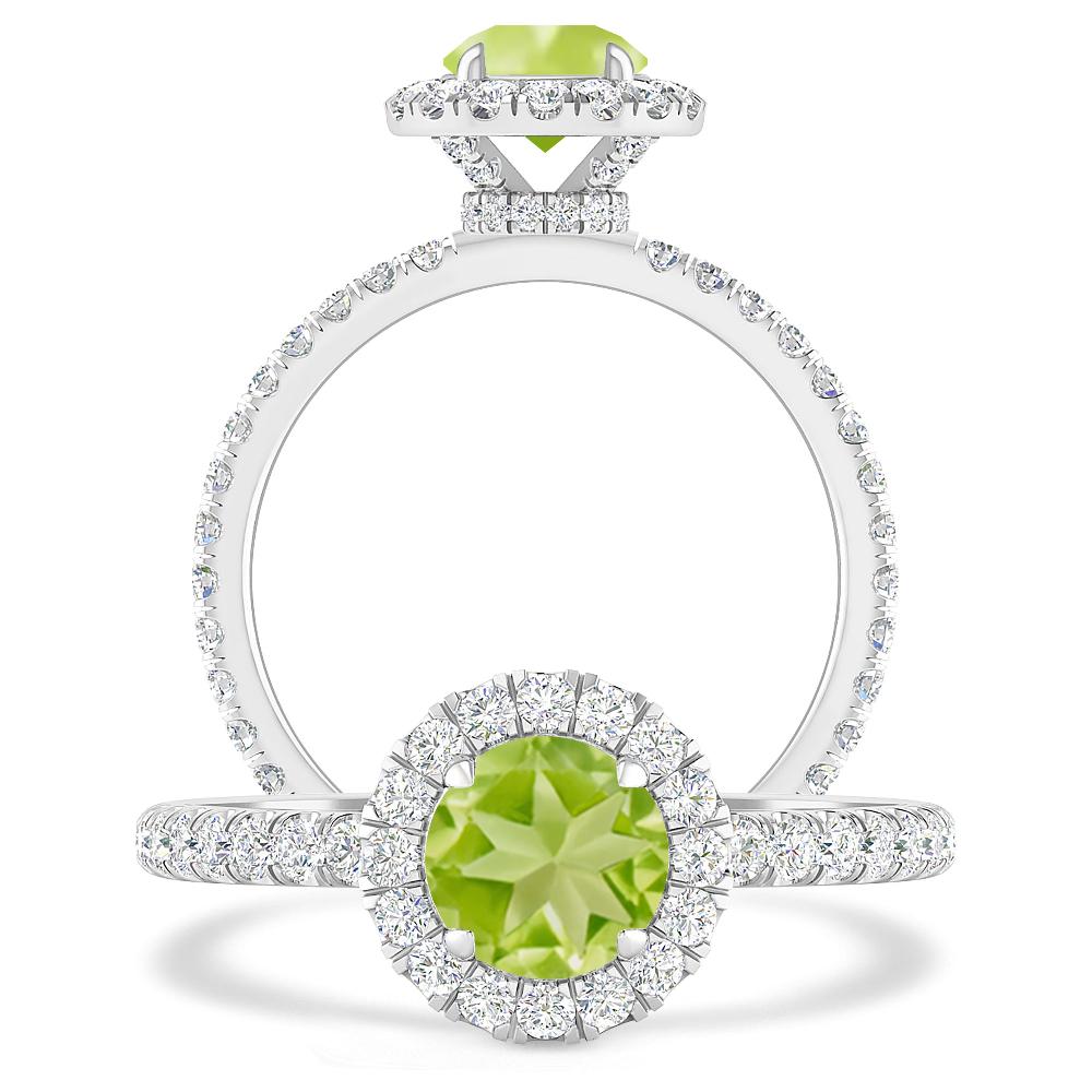 White Gold - Peridot