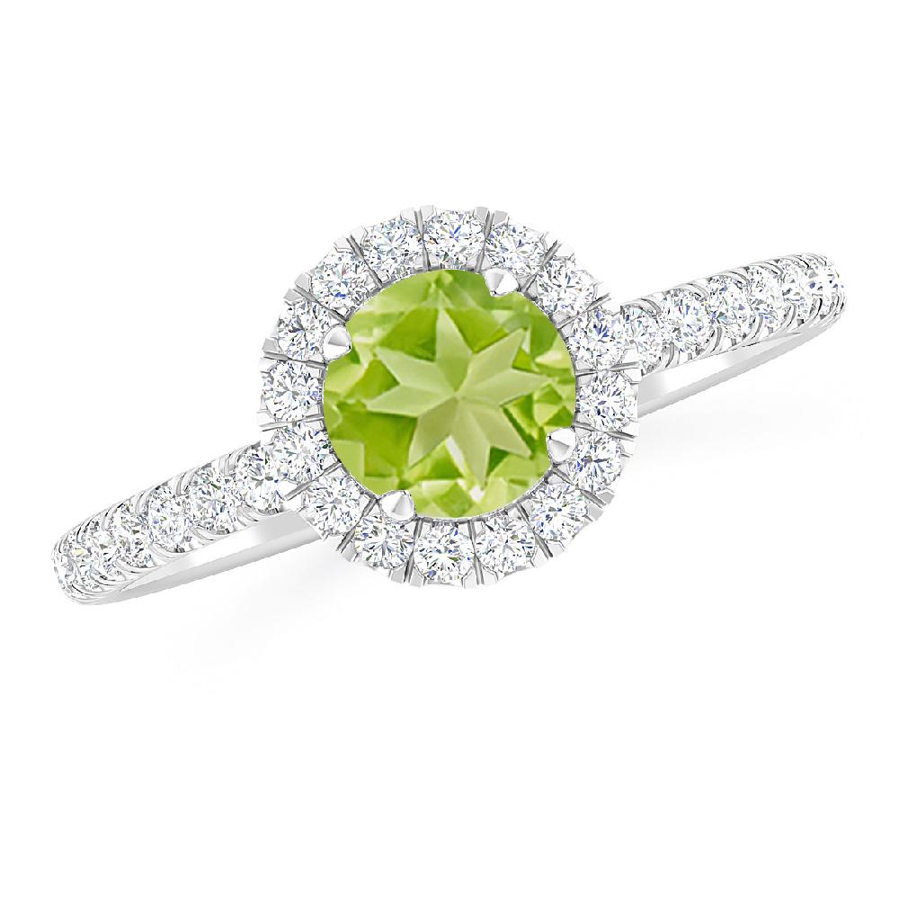 White Gold - Peridot