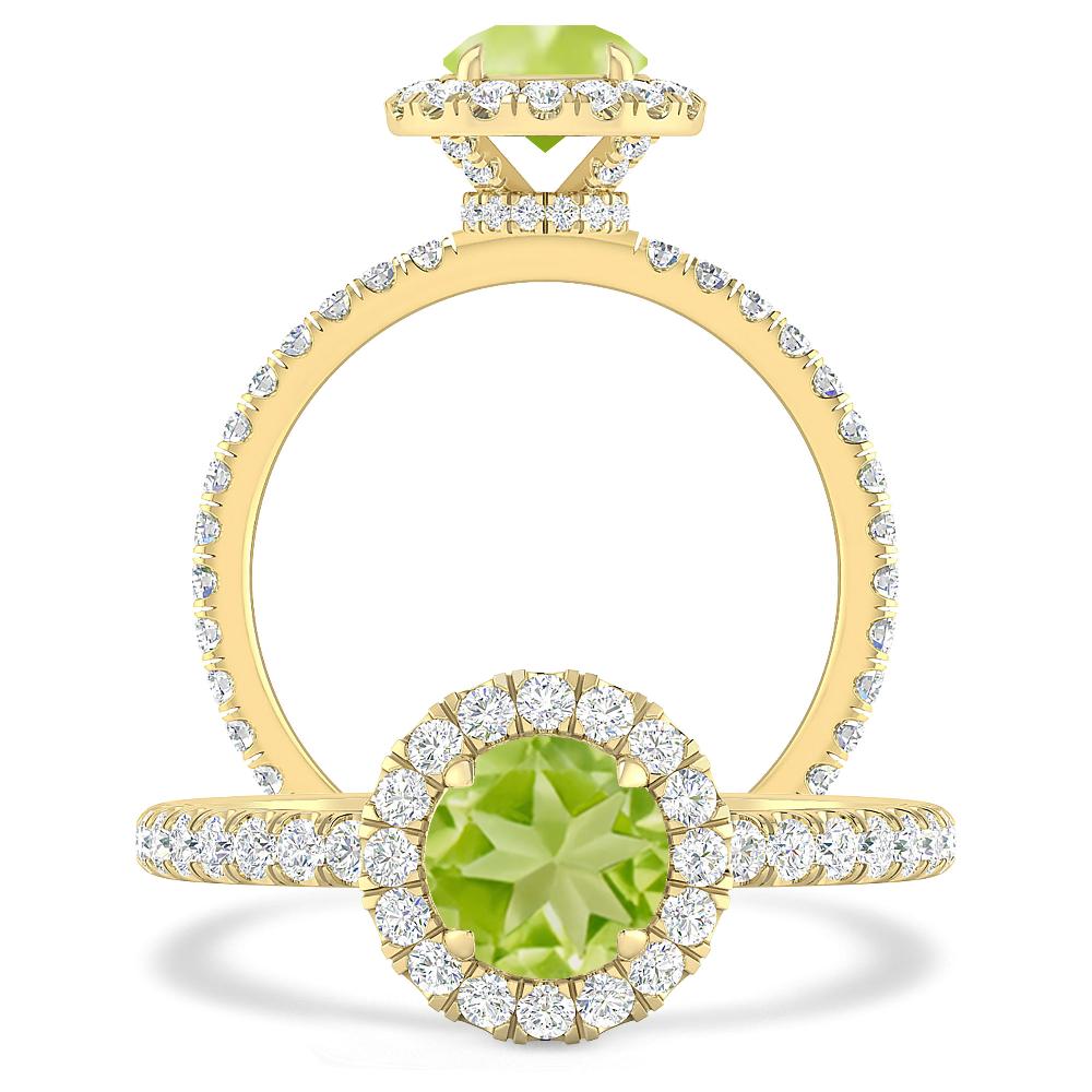 Yellow Gold - Peridot