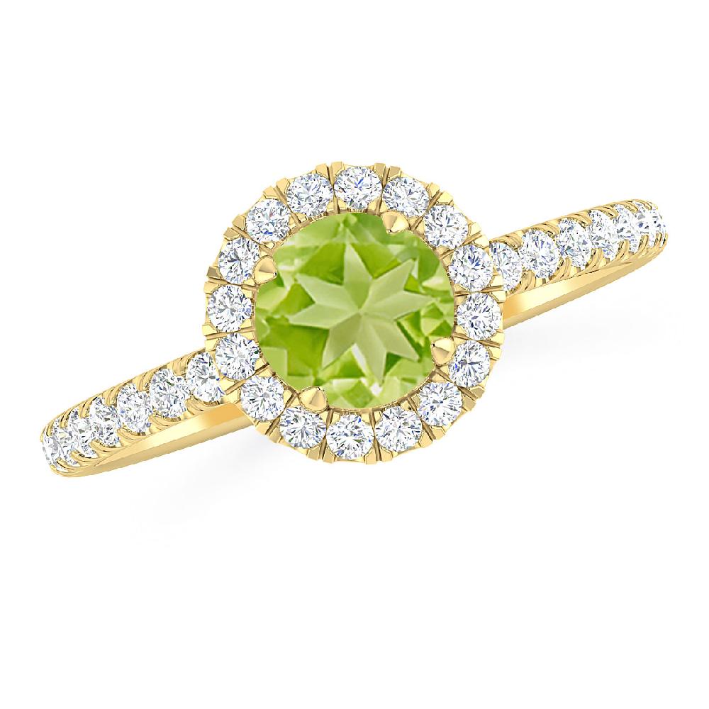 Yellow Gold - Peridot