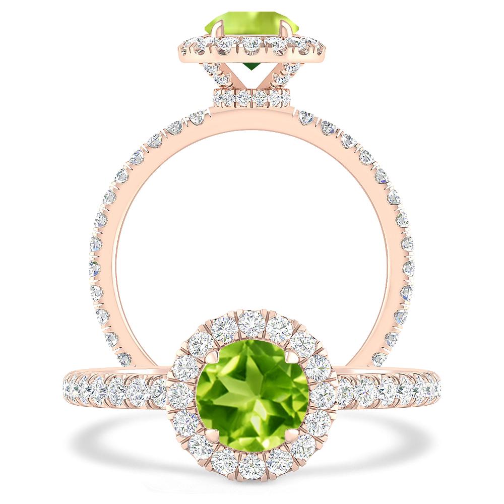 Rose Gold - Peridot