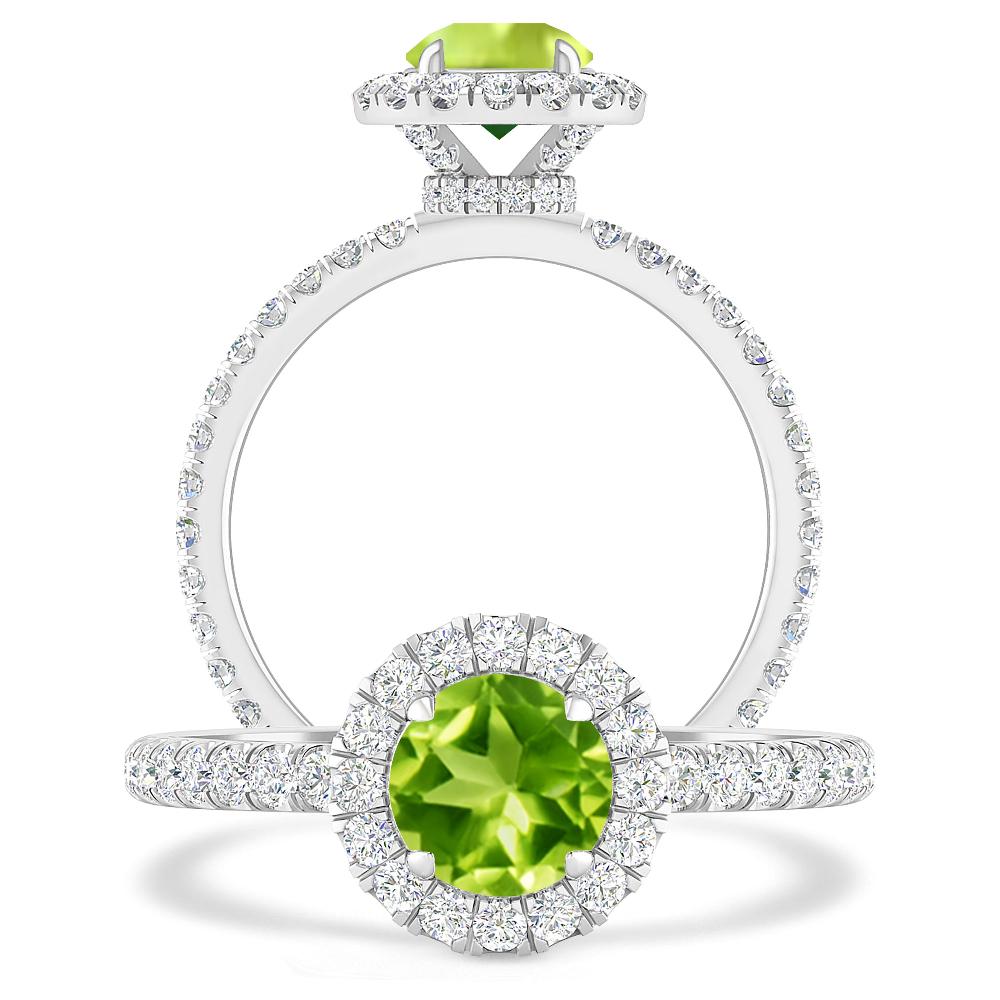 White Gold - Peridot