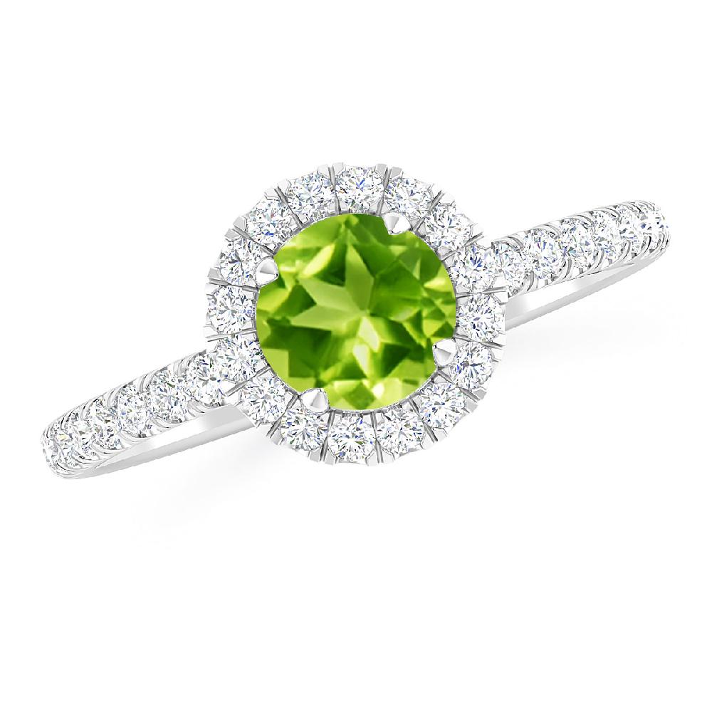 White Gold - Peridot