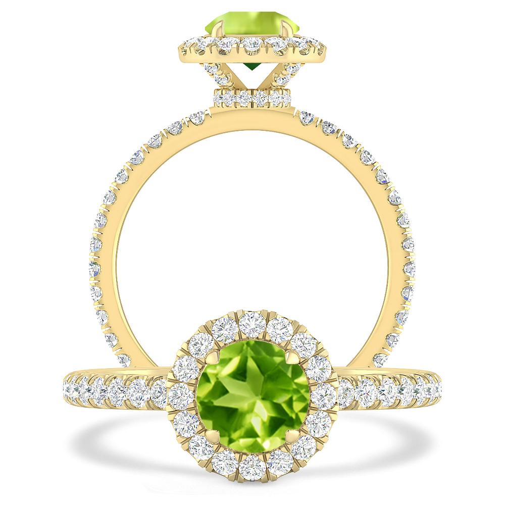 Yellow Gold - Peridot