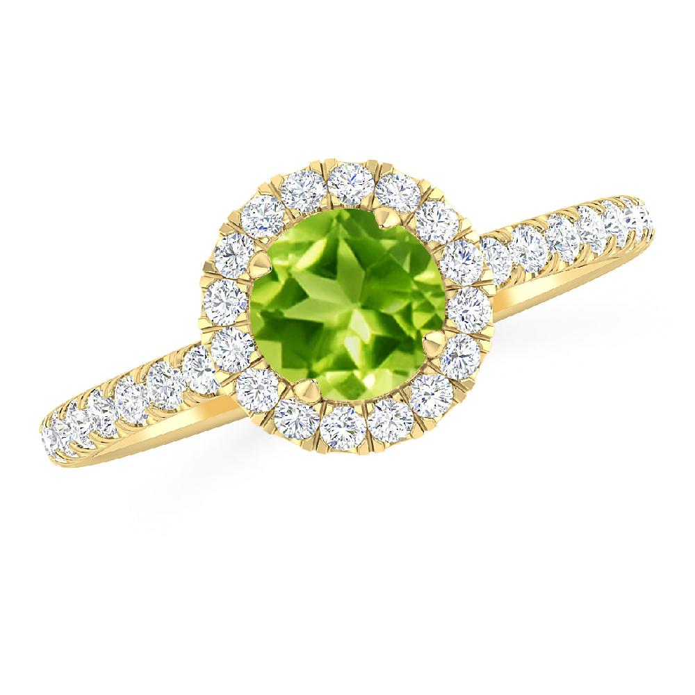 Yellow Gold - Peridot