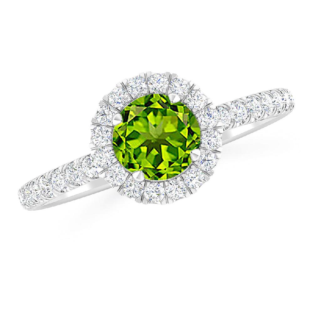 White Gold - Peridot