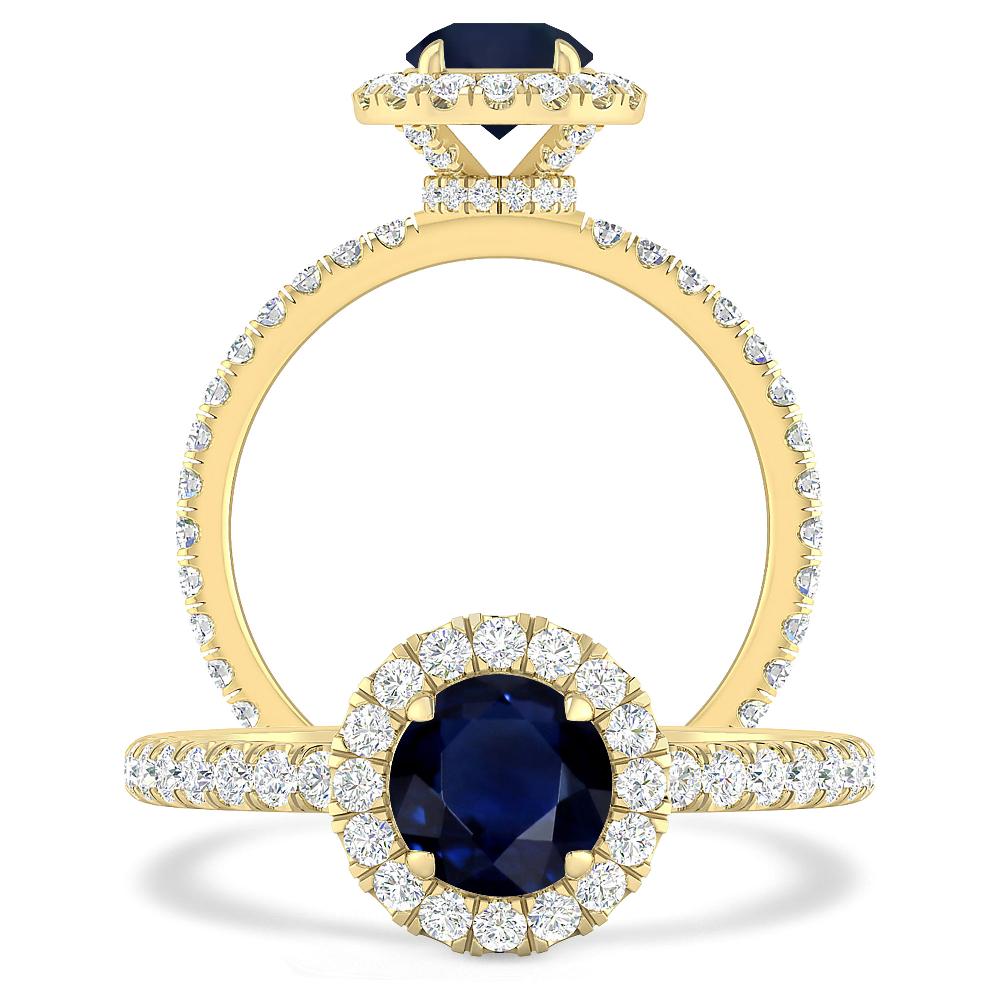 Yellow Gold - Sapphire