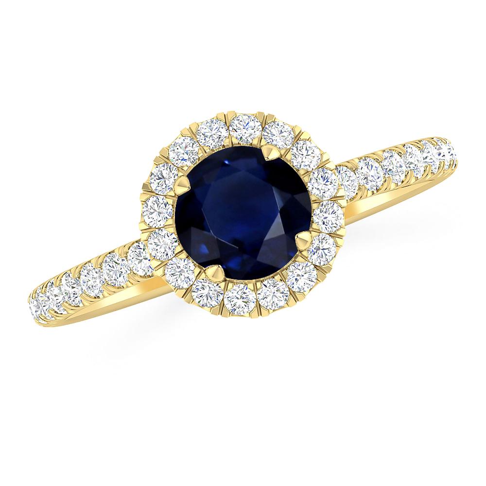 Yellow Gold - Sapphire