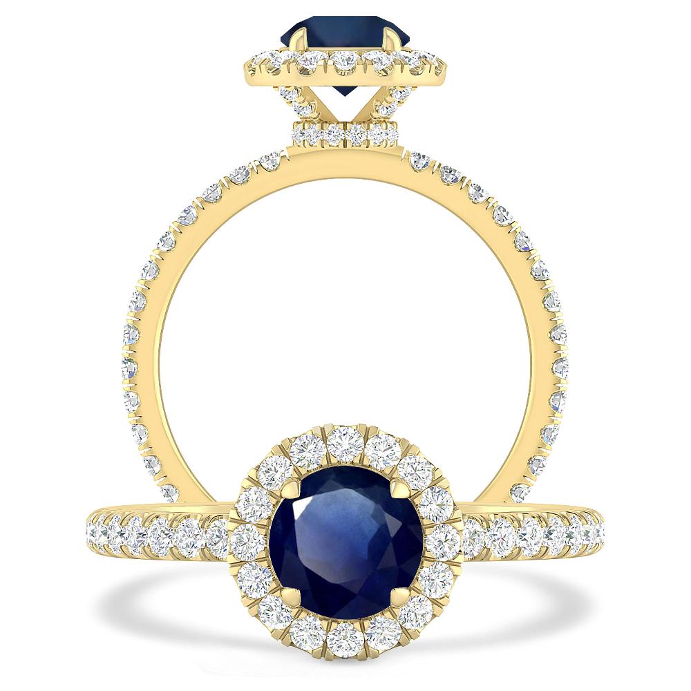 Yellow Gold - Sapphire