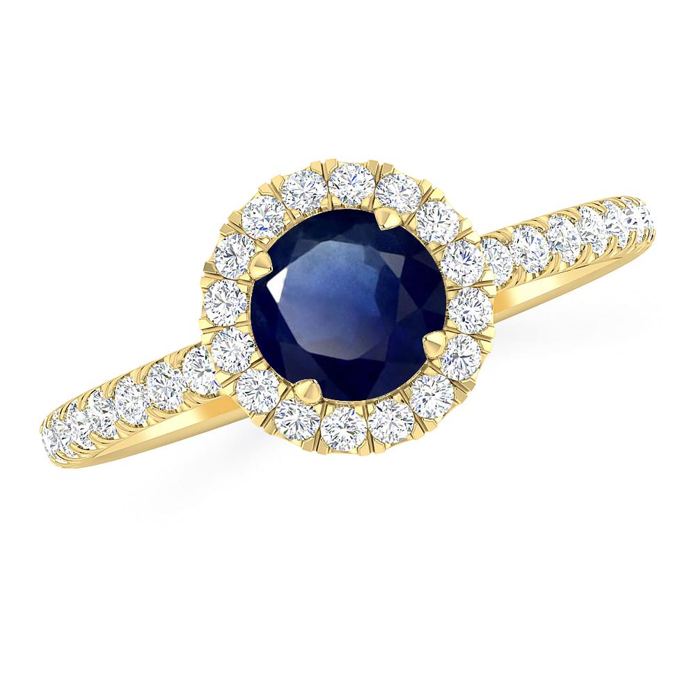 Yellow Gold - Sapphire