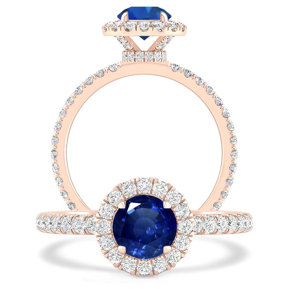 Rose Gold - Sapphire