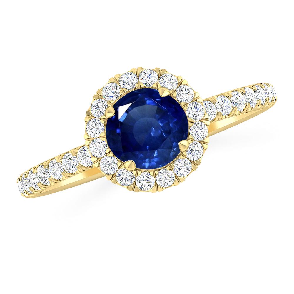 Yellow Gold - Sapphire