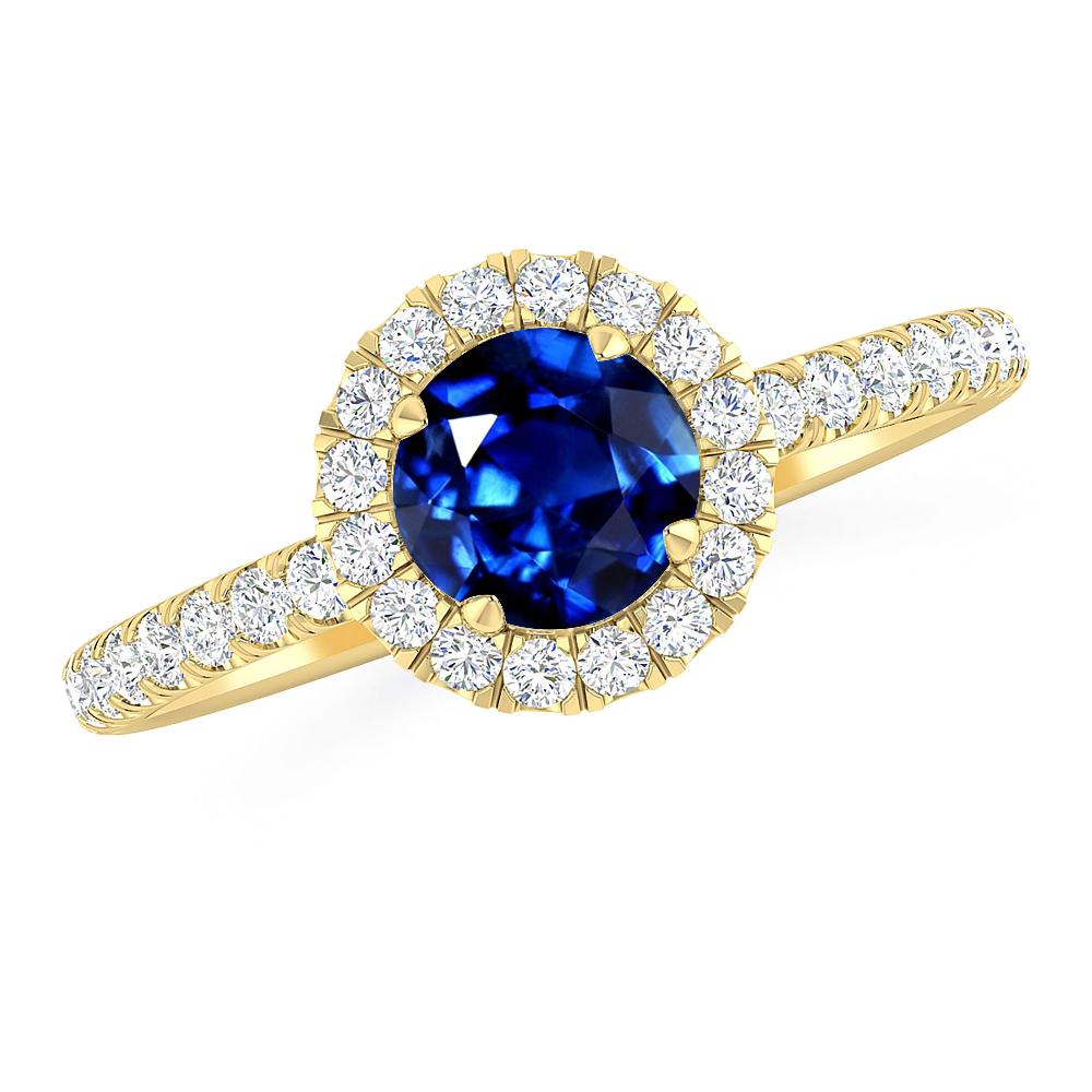 Yellow Gold - Sapphire