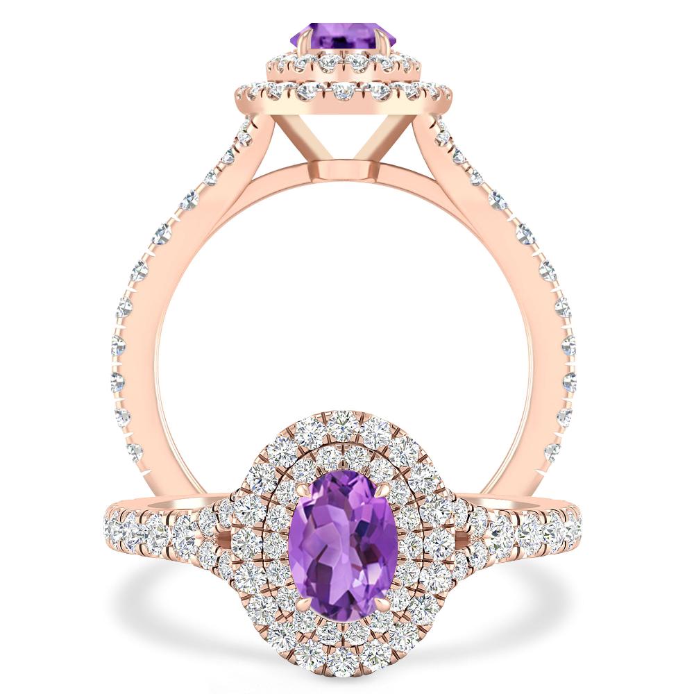 Rose Gold - Amethyst