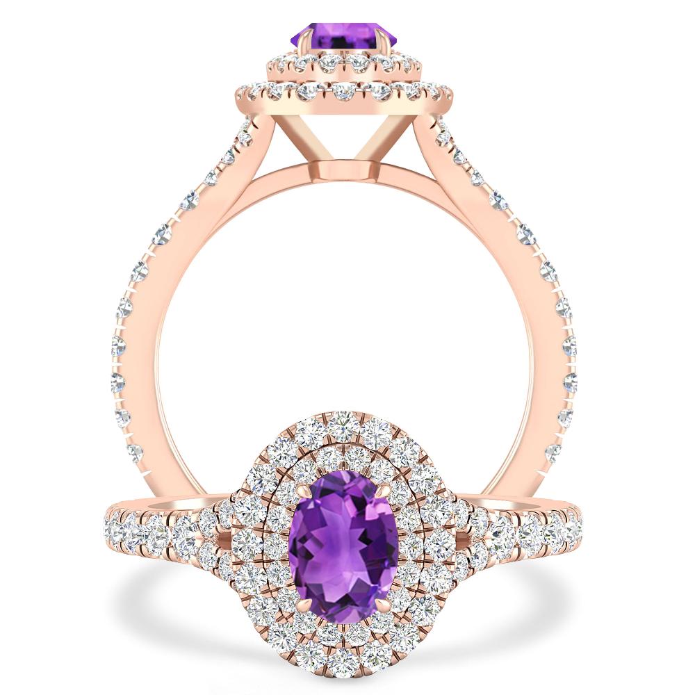 Rose Gold - Amethyst