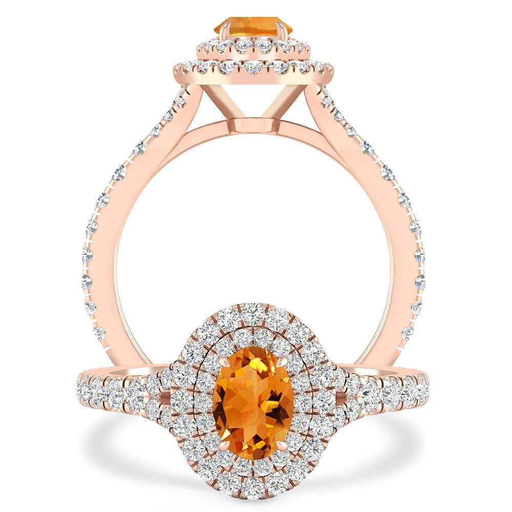 Rose Gold - Citrine