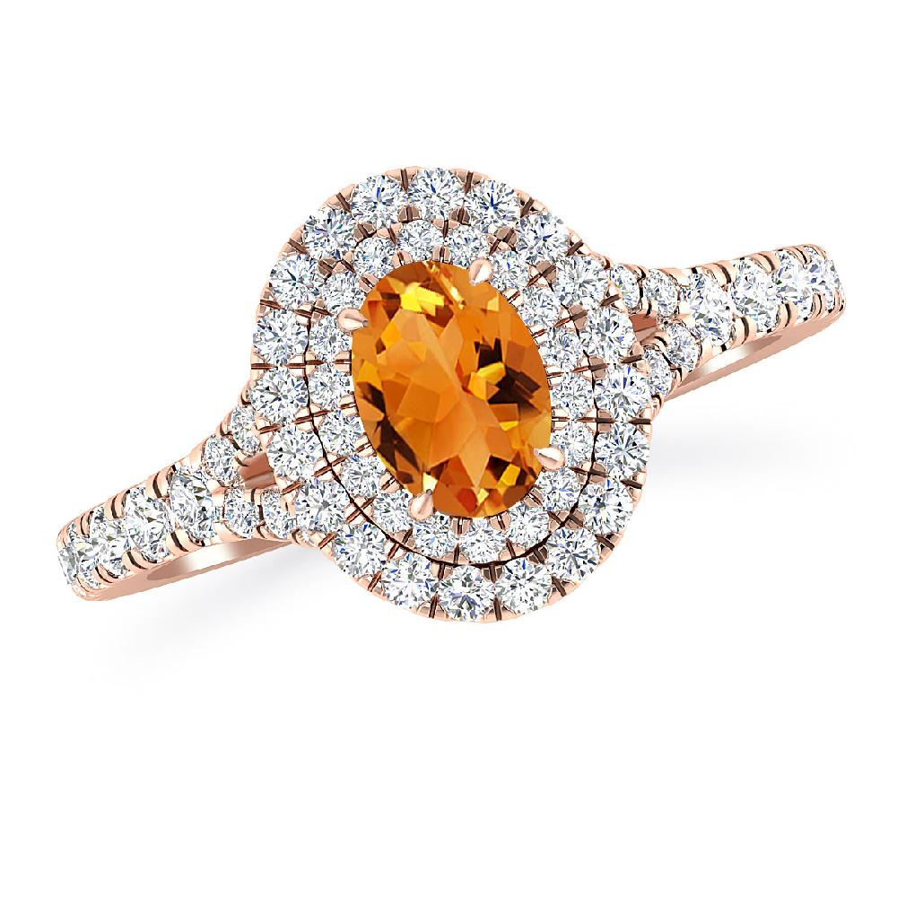 Rose Gold - Citrine