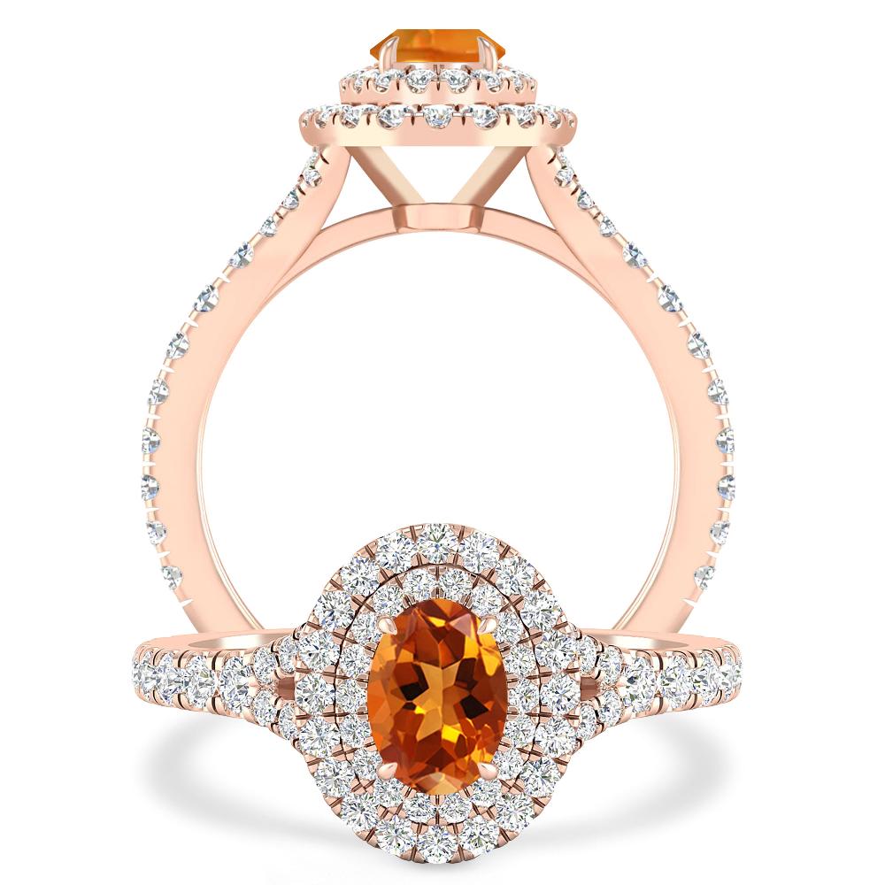 Rose Gold - Citrine