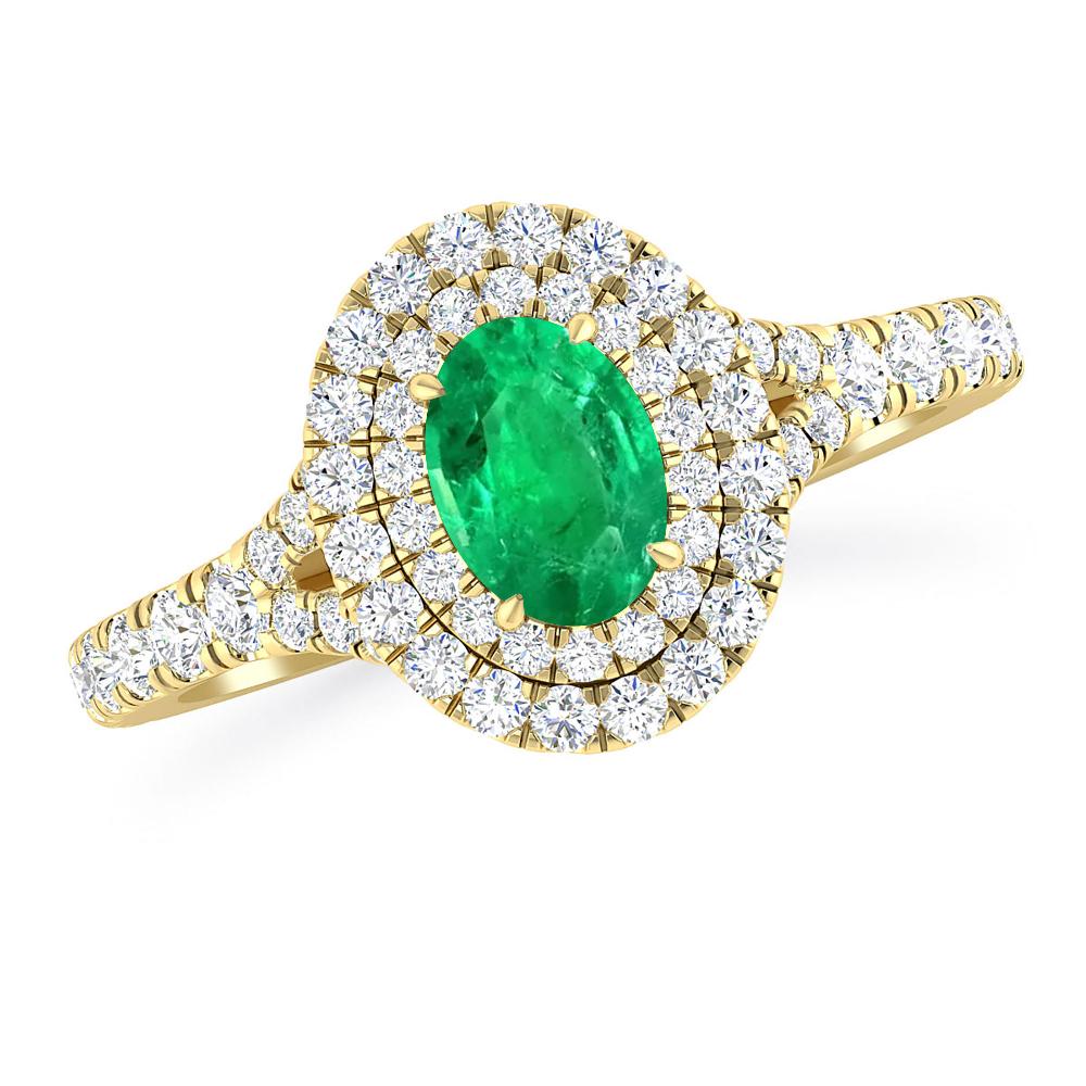 Yellow Gold - Emerald