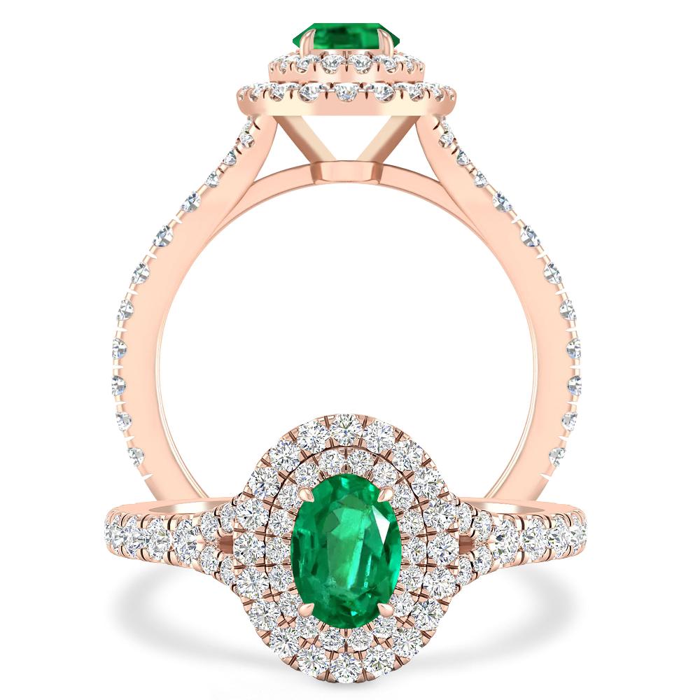 Rose Gold - Emerald