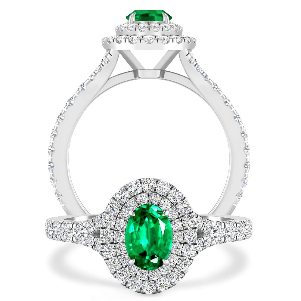 White Gold - Emerald