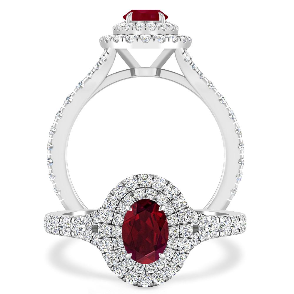 White Gold - Garnet